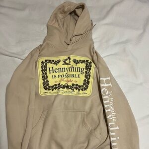 Fashion Nova “Hennything is Possible” Hoodie Size L Worn Once